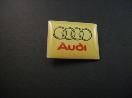 Audi logo(in elkaar gehaakte vier ringen) wit